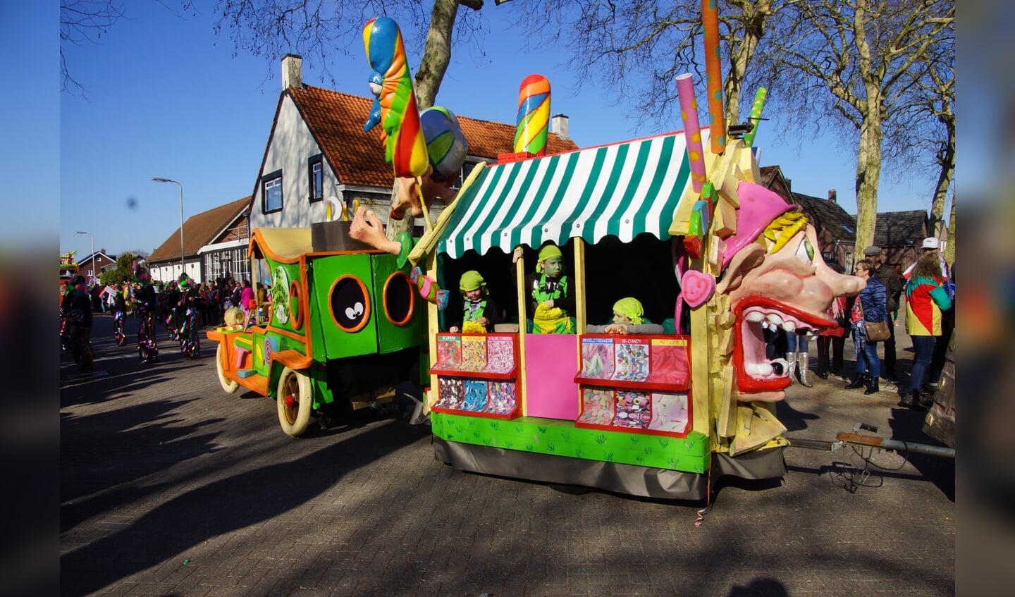 Het was alvast carnaval in Wouwse Plantage. 