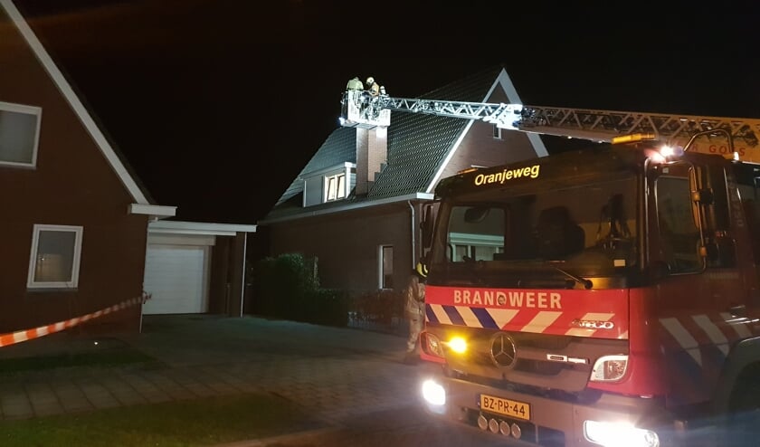 De ladderwagen moest vanuit Goes komen.
