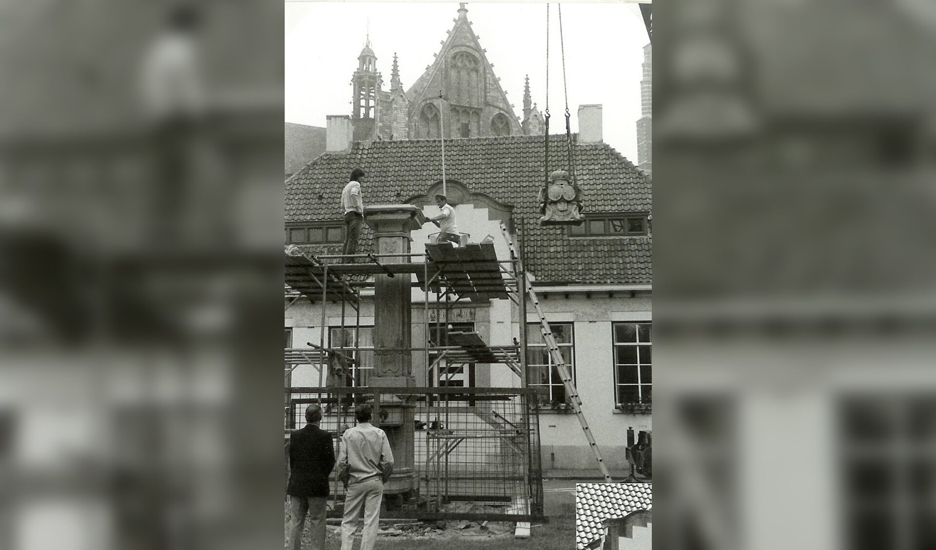 Opbouw van de pompen na de restauratie in 1985.