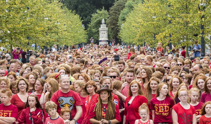 Roodharigendag 2016 groepsfoto
