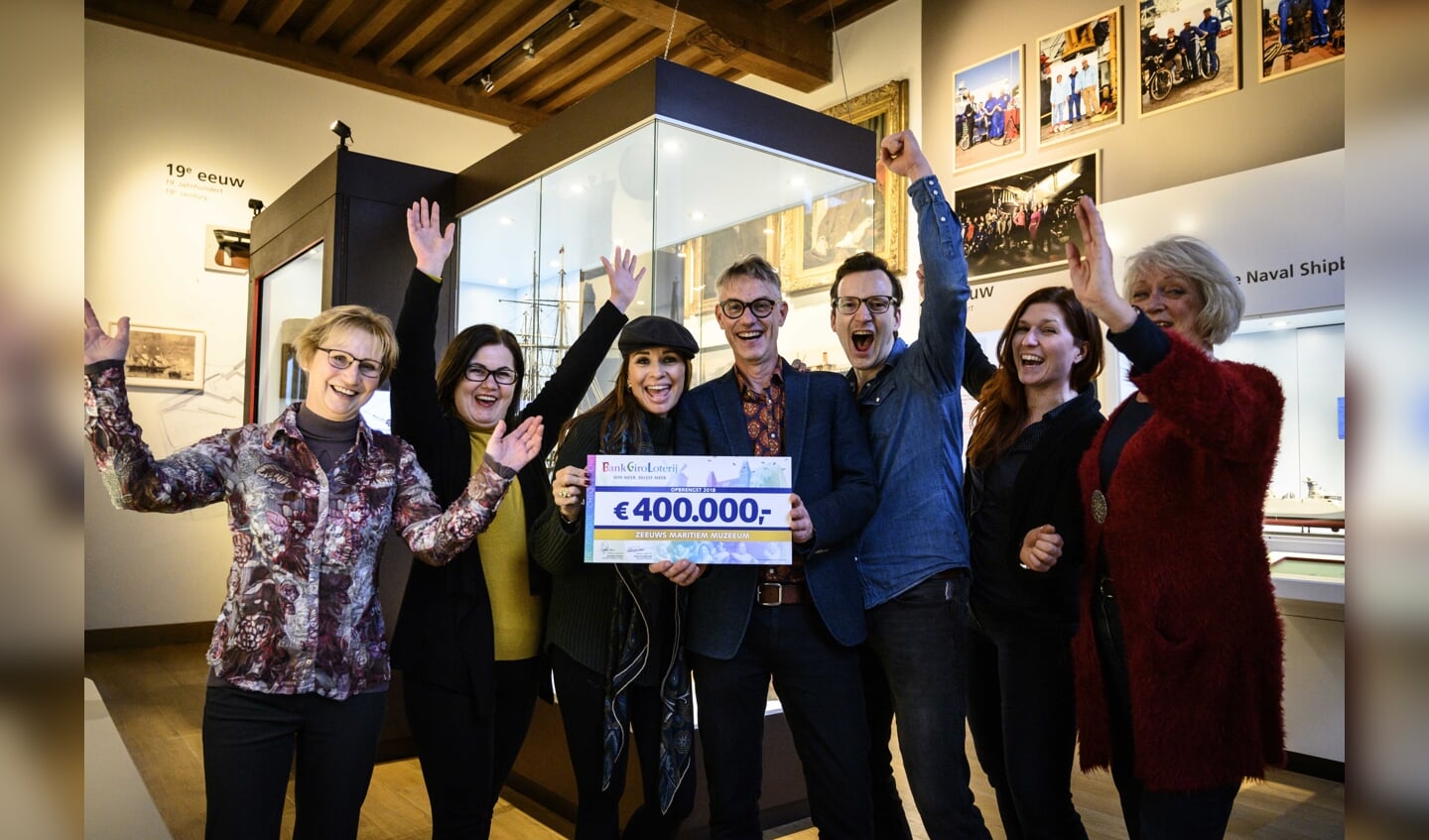 Muzeeum krijgt vier ton van Bank Giro Loterij.