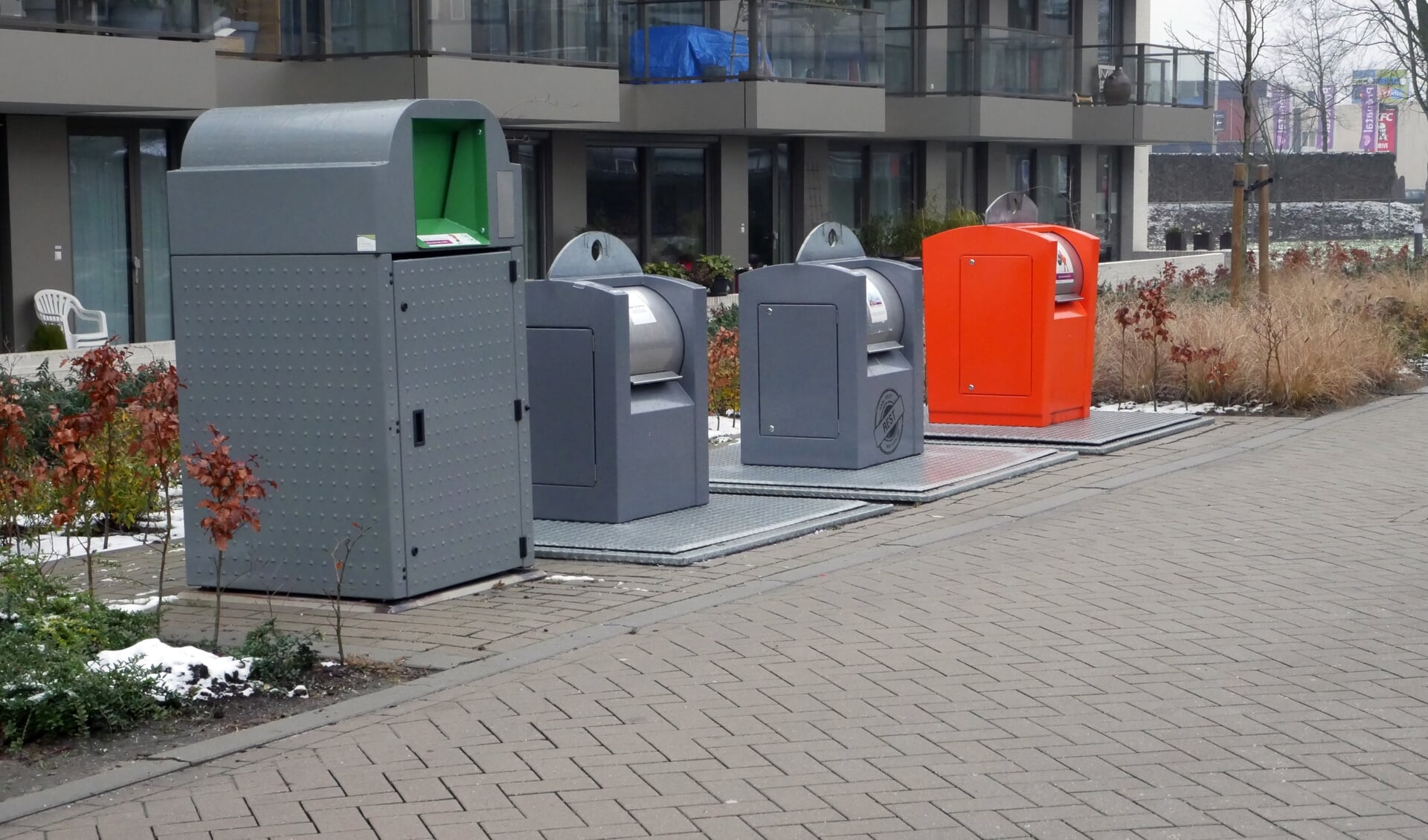 Ondergrondse afvalcontainers in Breda