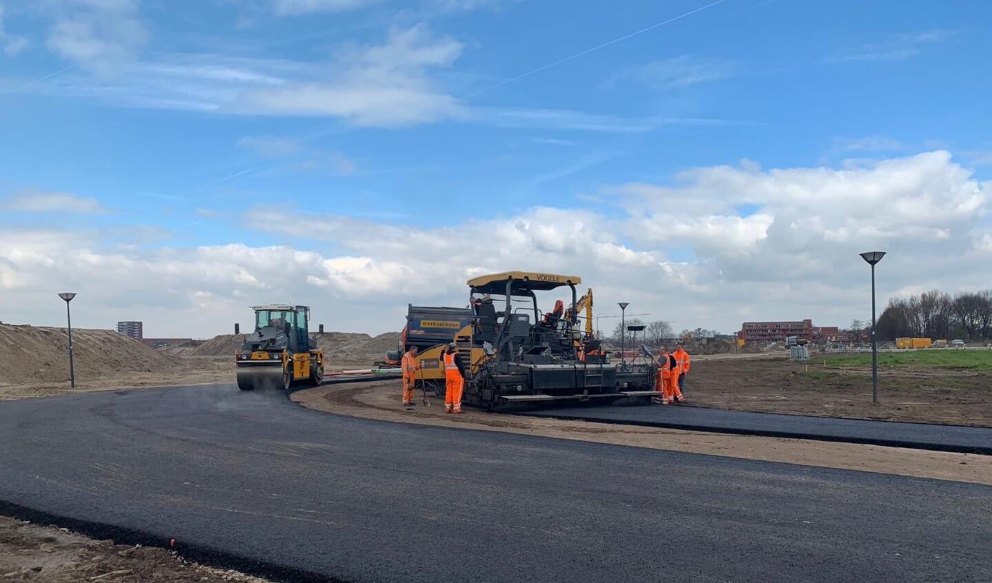 Aanleg wegen en straten Bouverijen 2019.