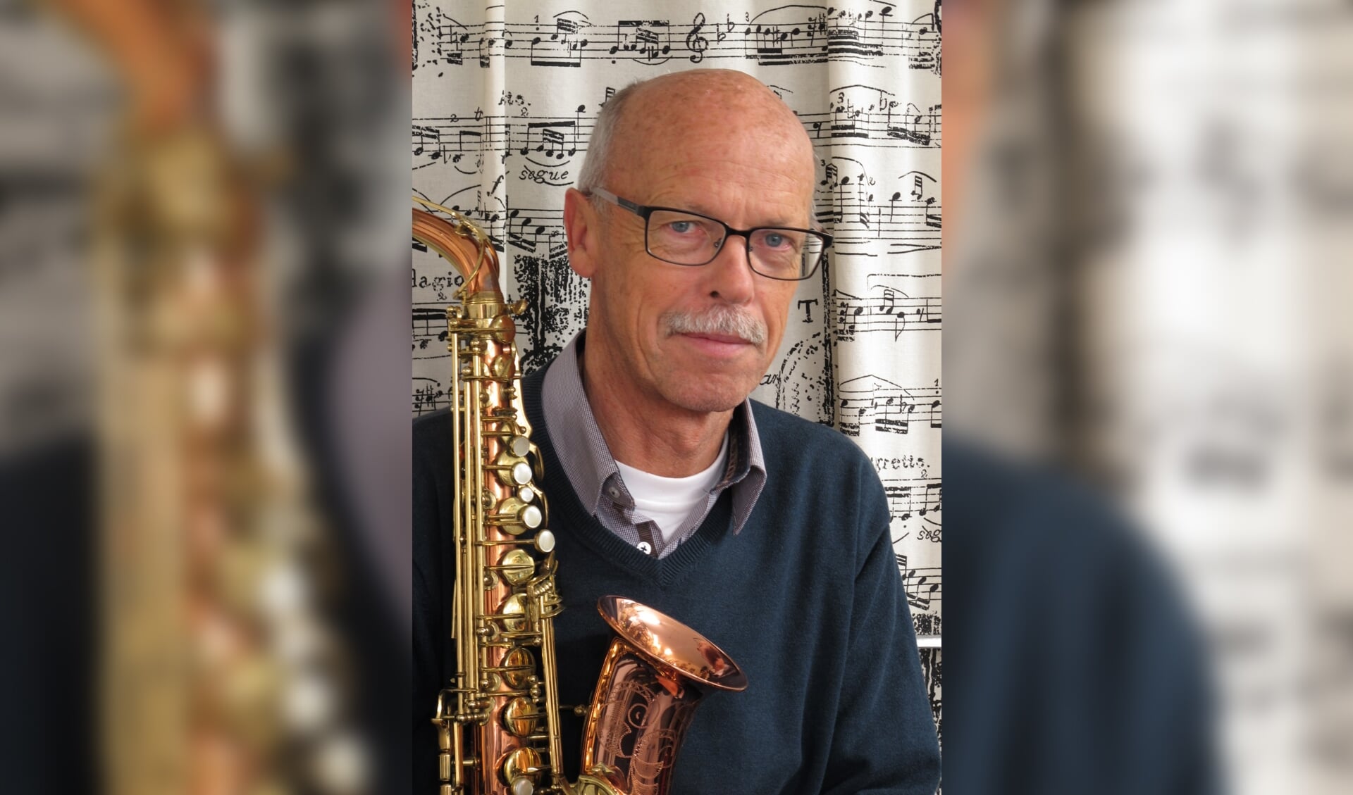 Saxofonist Wim de Veth. FOTO RUUD DE KORT