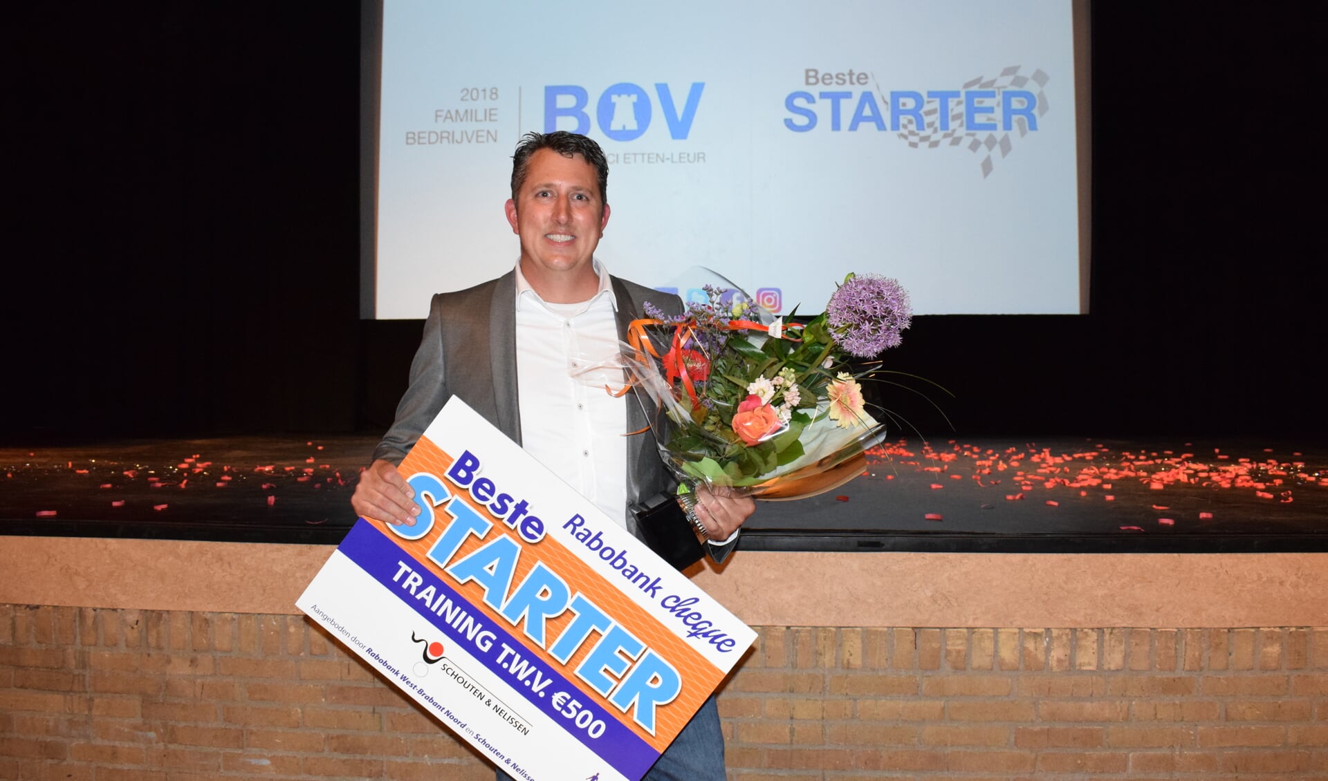Hans Roovers van Avenue44 won vorig jaar de Startersprijs.
