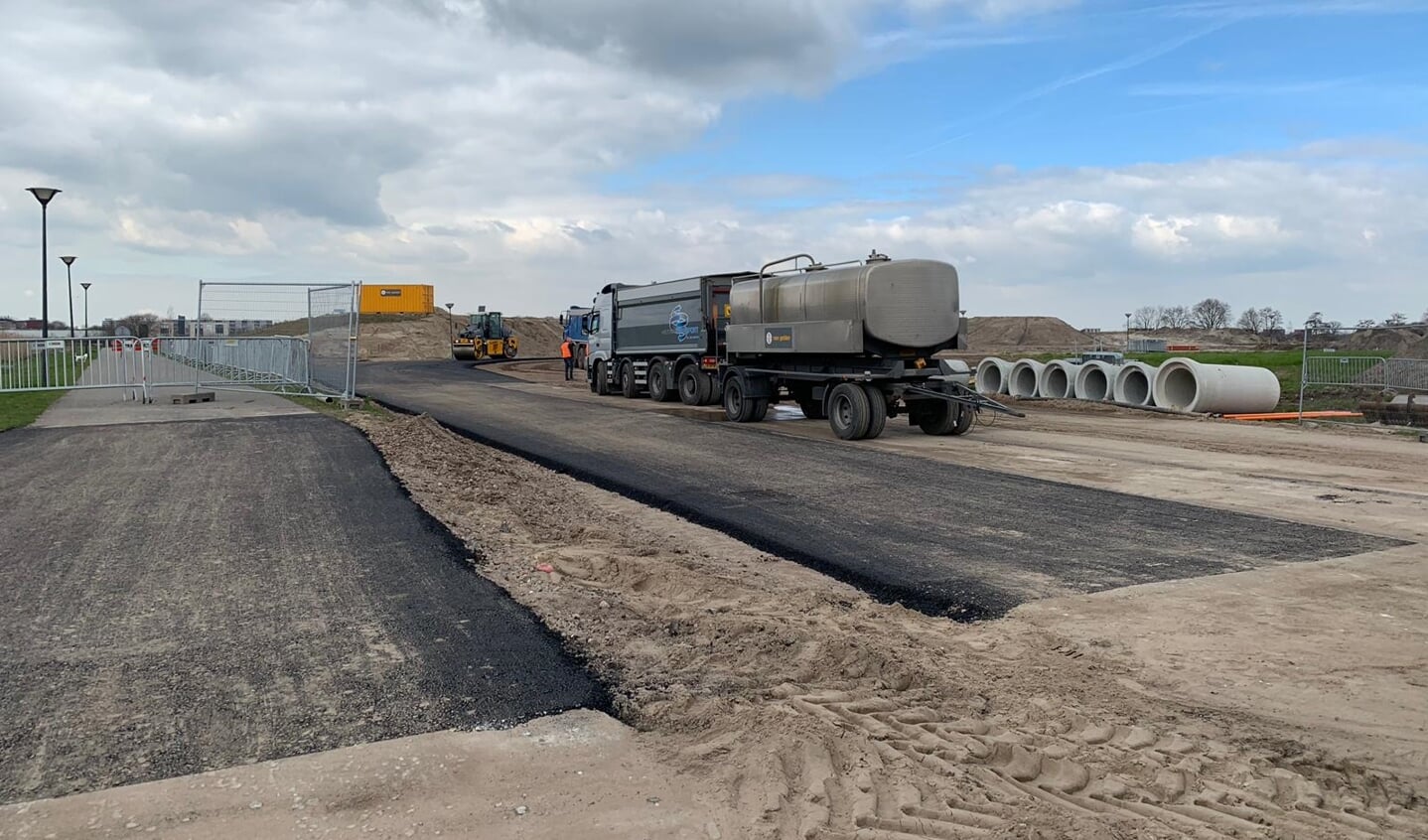 Aanleg wegen en straten Bouverijen 2019.