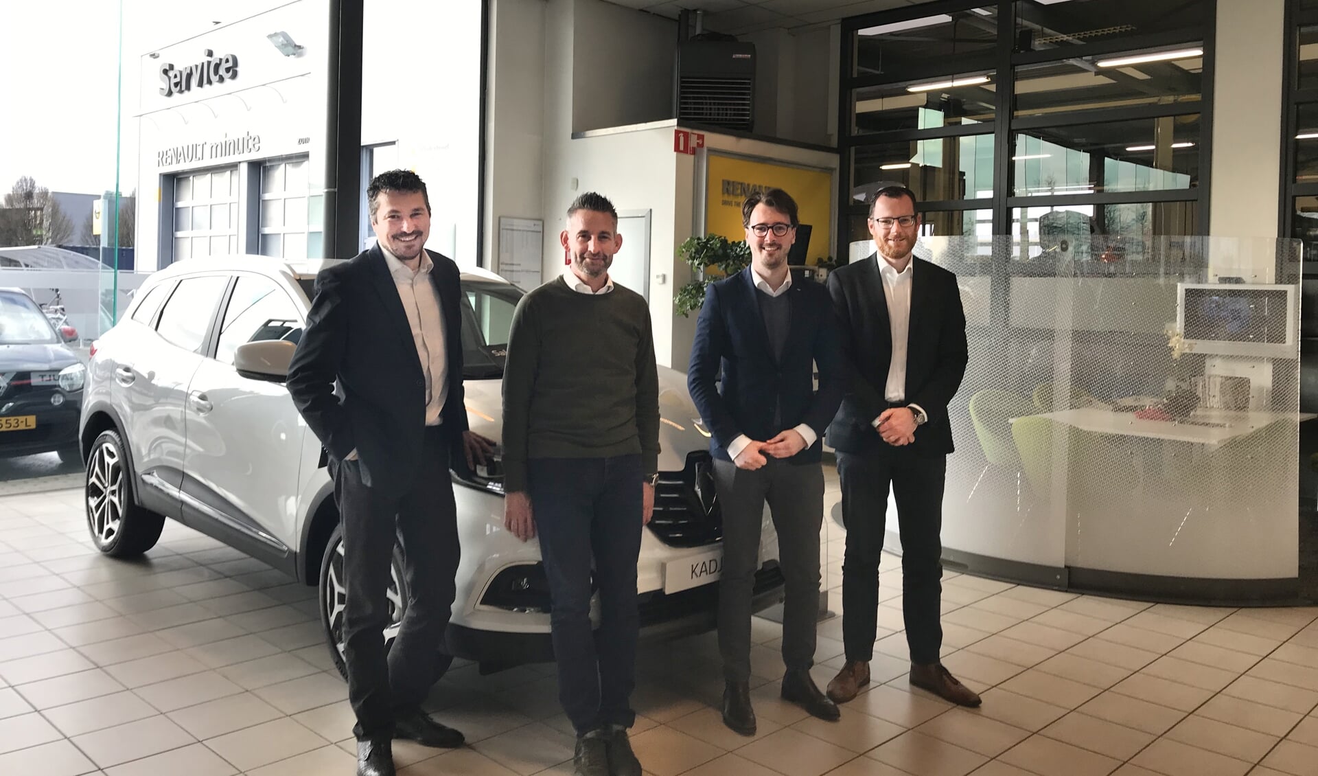 Het verkoopteam van Auto Indumij Etten-Leur.