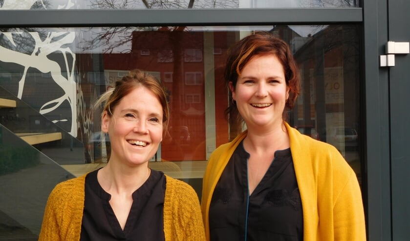 Claudia (links) en Margo, de meisjes van MEES. FOTO JOYCE VAN ZIJL