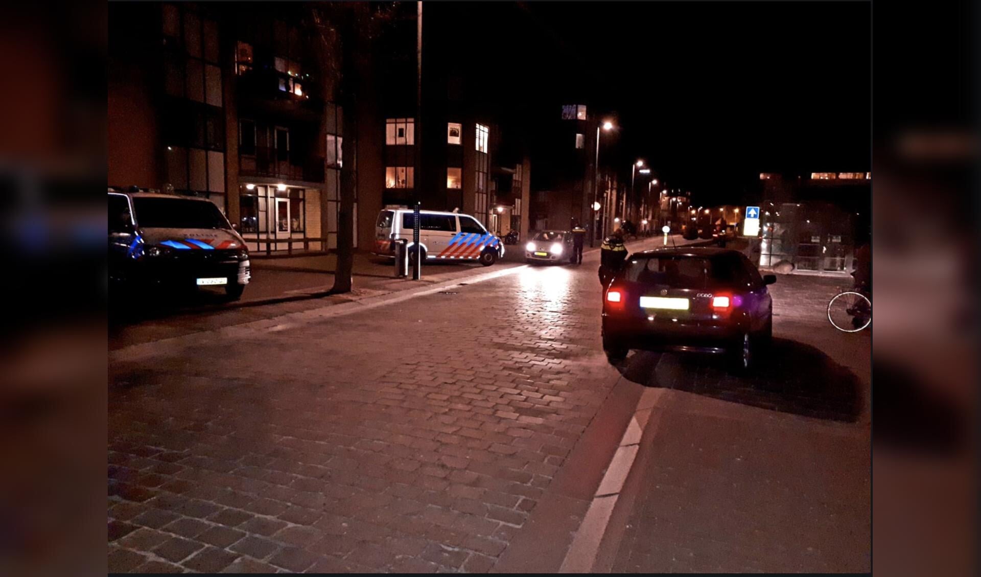 De politie hield in en rondom het centrum van Vlissingen controles. 