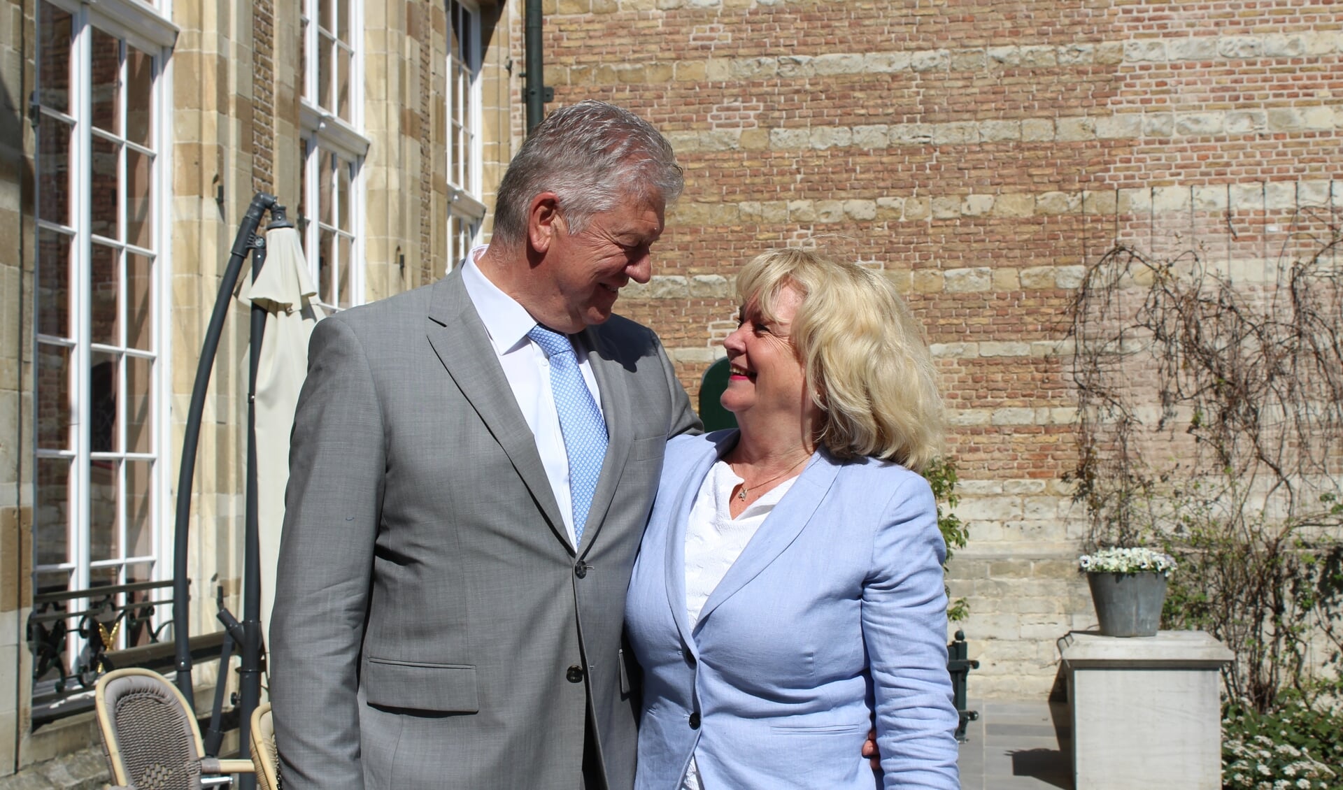 Burgemeester Petter en zijn vrouw Elma