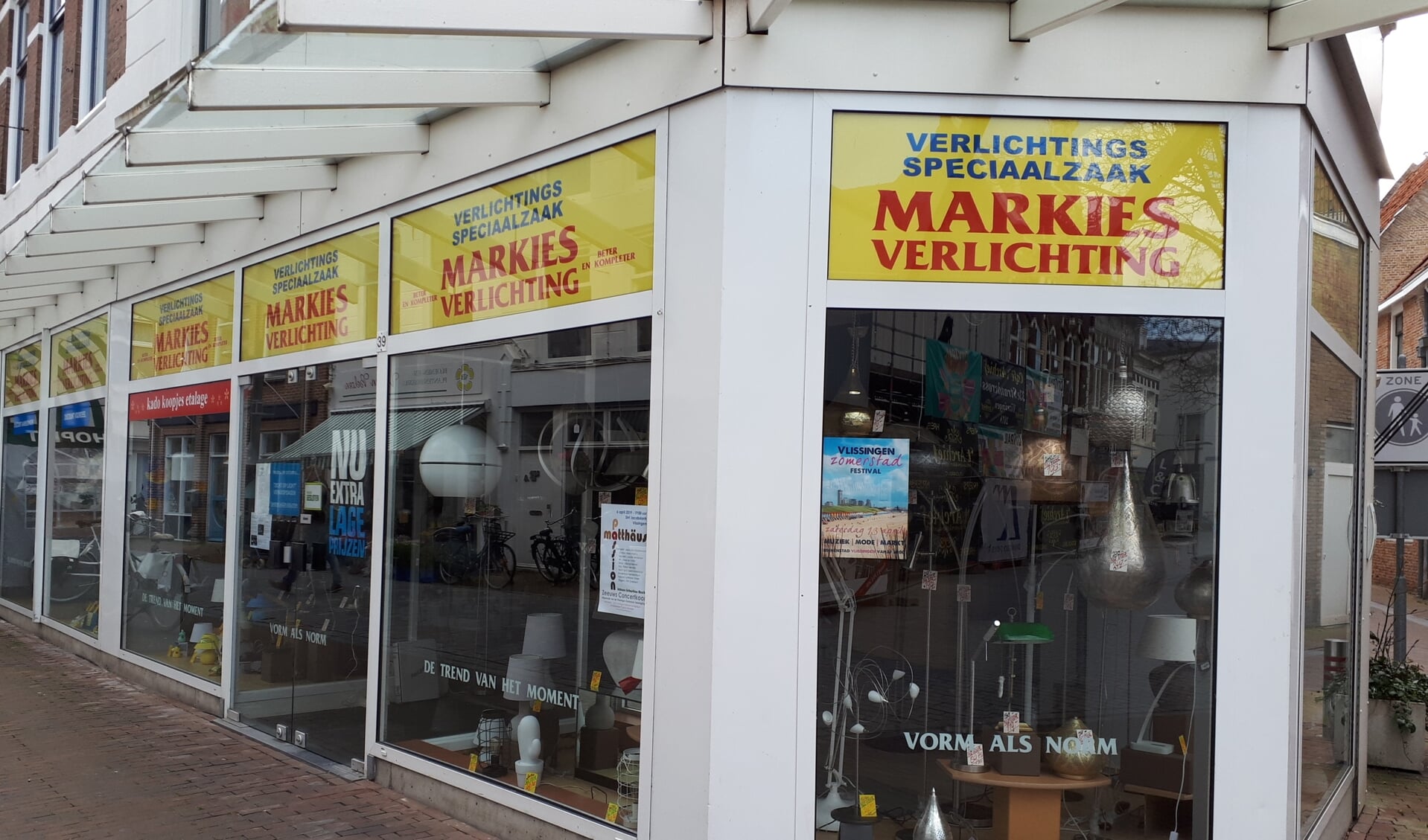 Markies Verlichting is te vinden aan de Walstraat in Vlissingen.