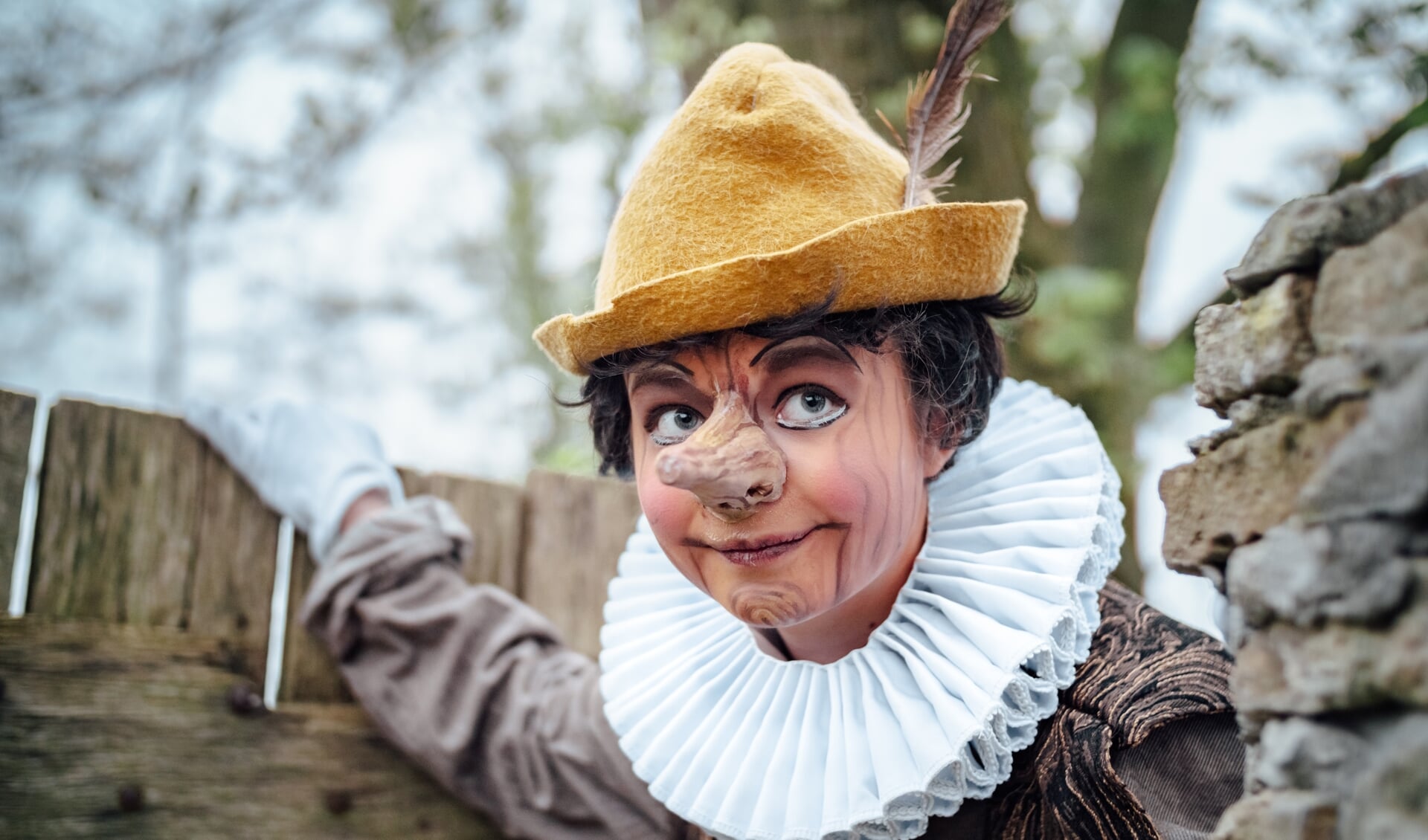 Saartje in haar rol als Pinocchio FOTO: ROCKETSTORIES