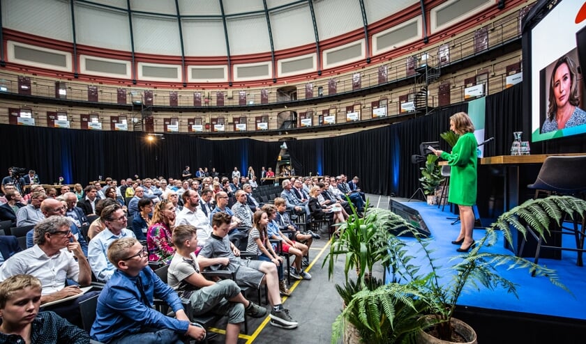 Een eerder gehouden conferentie in de Koepel.