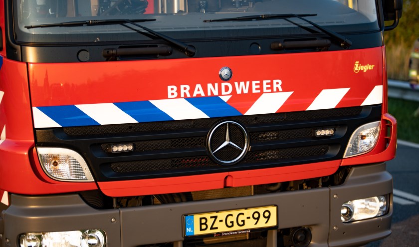 De brandweer kwam met spoed ter plaatse.