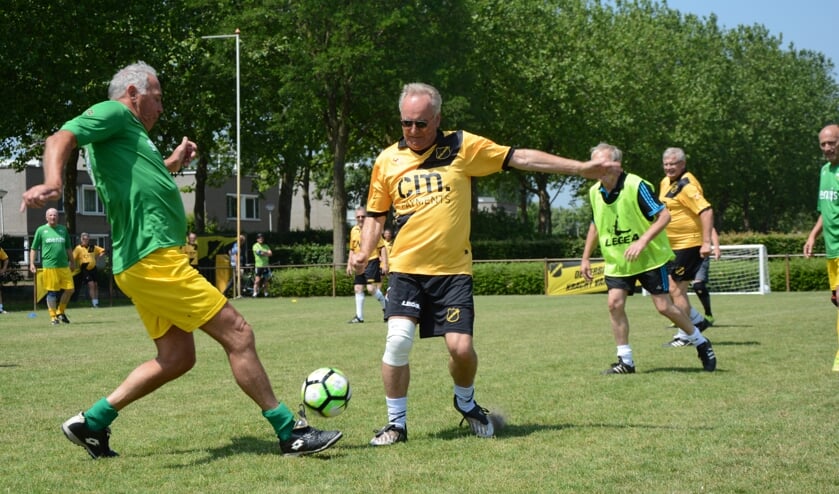 De NAC Old Stars in actie.