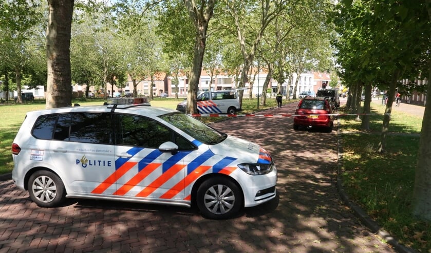 Een andere politieauto kwam ter plekke.