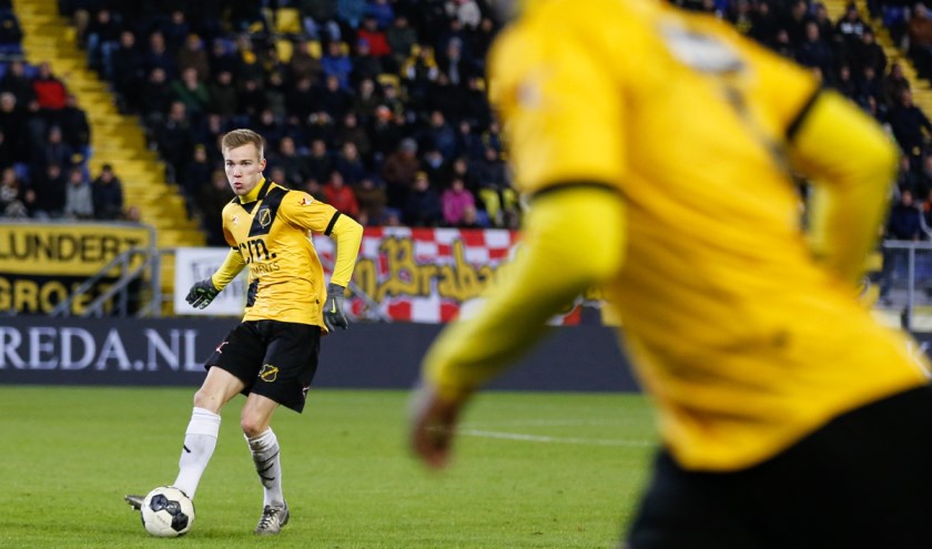 NAC in een eerdere wedstrijd tegen Helmond Sport (0-0).