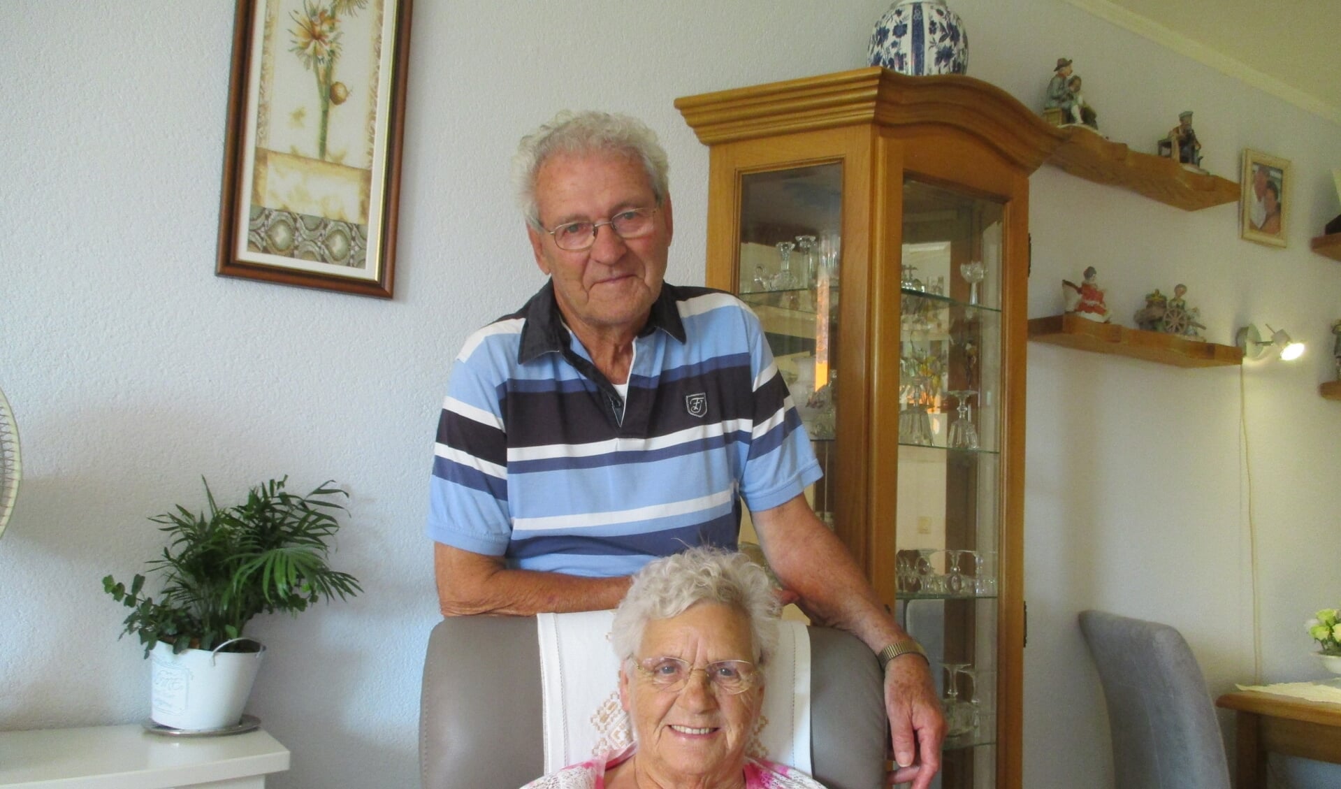 Het echtpaar Blommers heeft het in Zevenbergen prima naar de zin. 