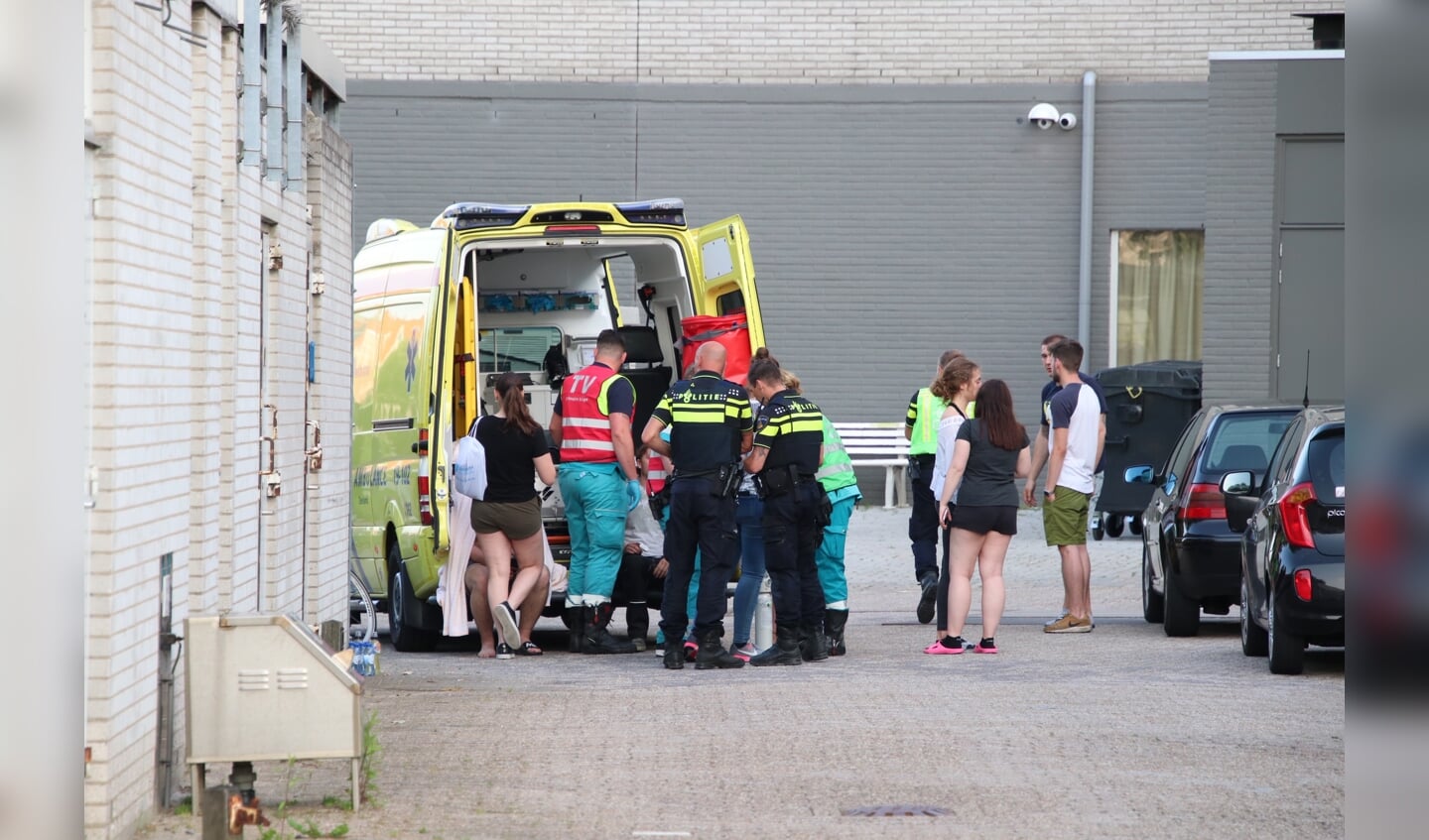 De brandweer, politie en ambulance kwamen ter plekke.