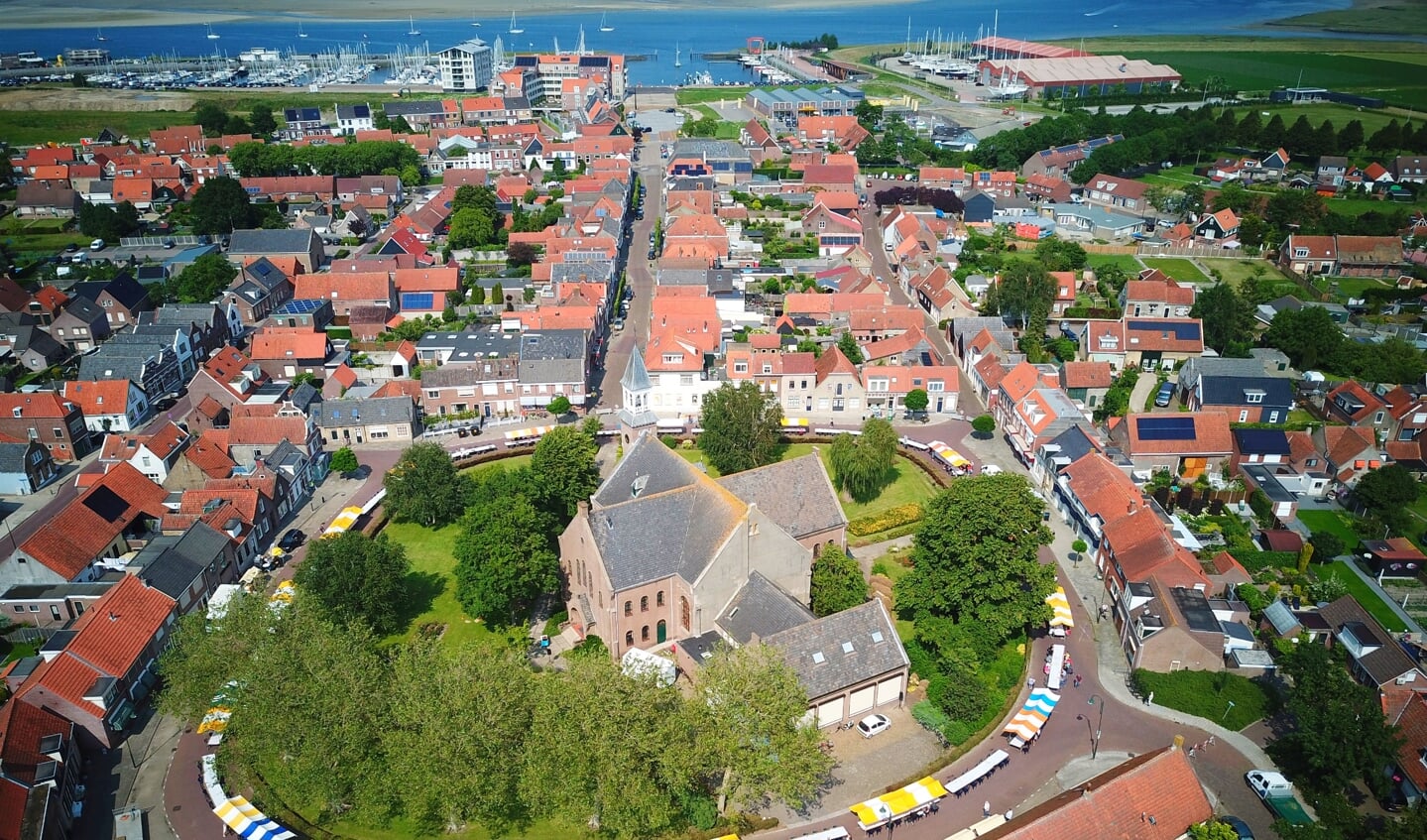 Luchtfoto van de Ring. FOTO GERT-JANL