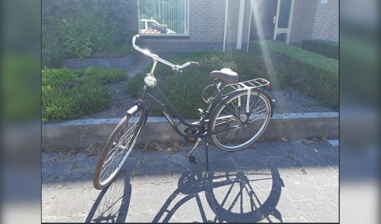 Een van de gestolen fietsen. 