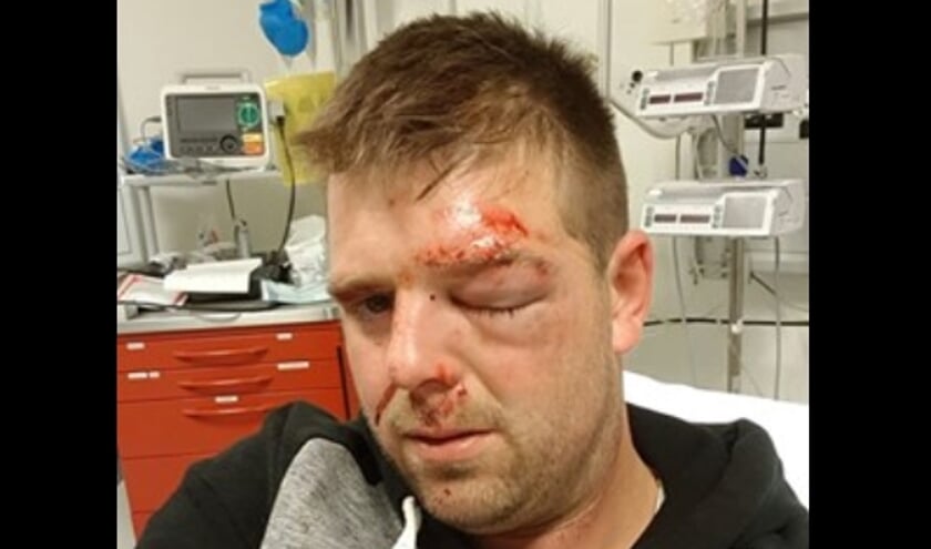 De foto die Martijn Bevelander op zijn Facebook-pagina plaatste.