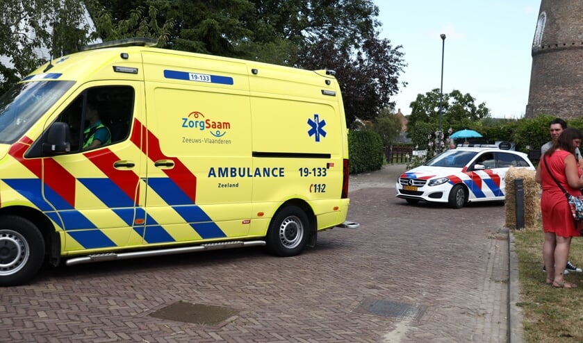 De ambulance en politie kwamen ter plekke.