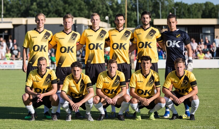 NAC tijdens een eerdere oefenwedstrijd