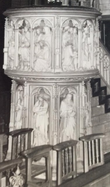 Preekstoel St. Martinuskerk. FOTO RINIE MAAS