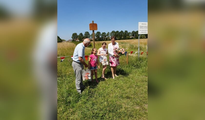 Het initiatief voor het hondenlosloopveld kwam van Christina Biggeman.