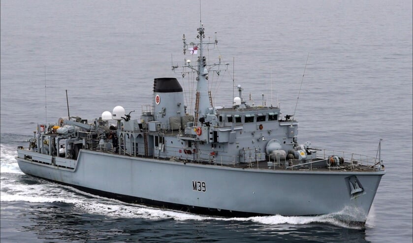 Het Britse schip.