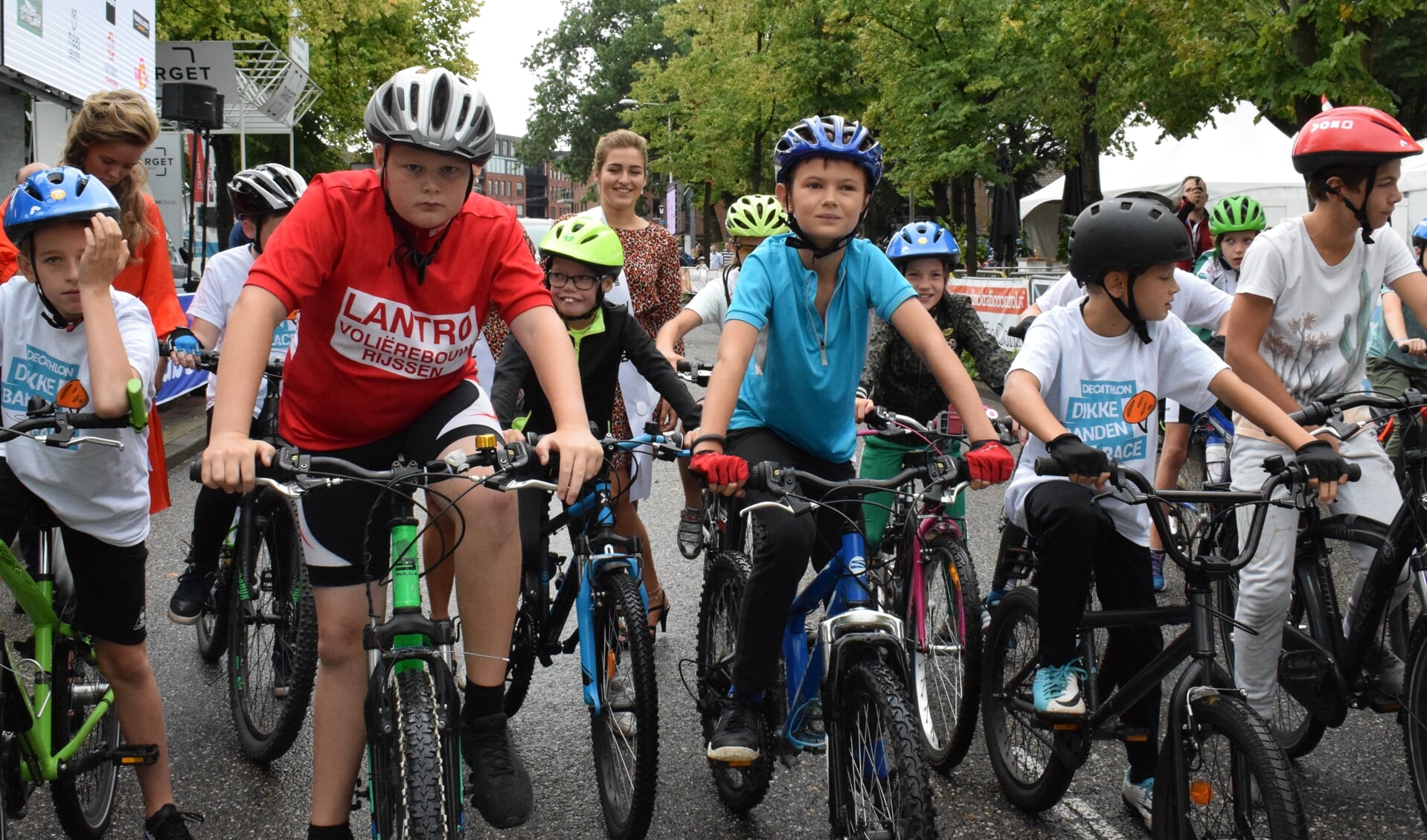 Eén van de onderdelen van Rooie Zondag is de Dikke Banden Race