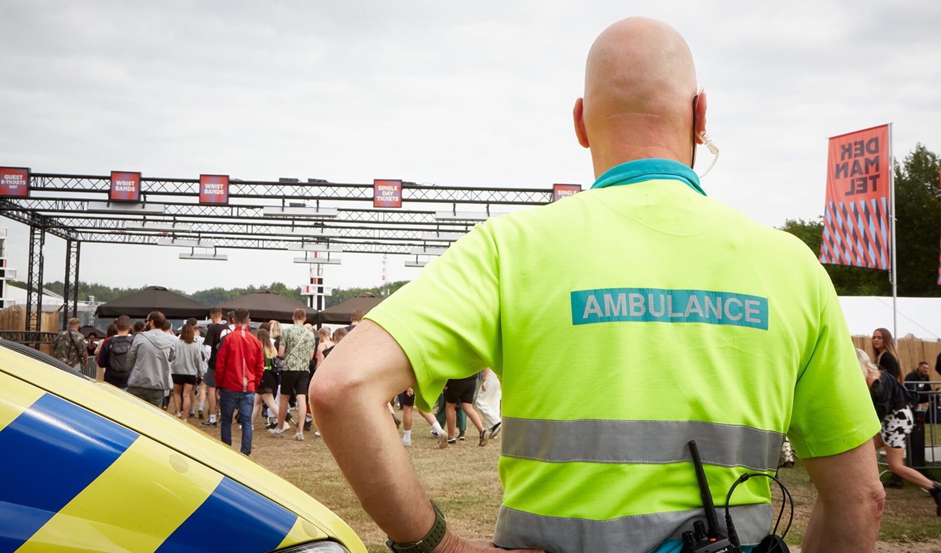 Witte Kruis Evenementenzorg verzorgde begin augustus 2019 de volledige medische zorg op het grote techno-festival Dekmantel (50.000 bezoekers uit meer dan 40 landen) in het Amsterdamse Bos