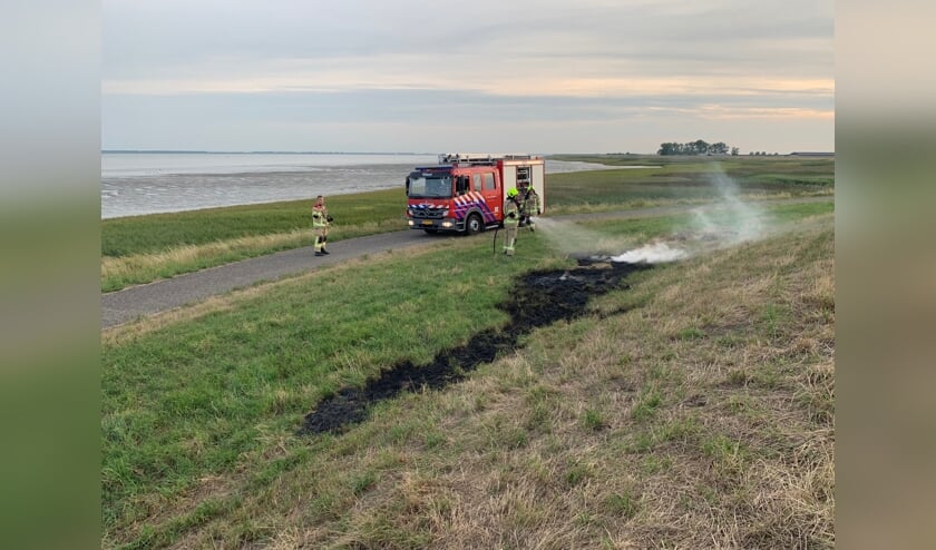 De brandweer had de brand snel onder controle.