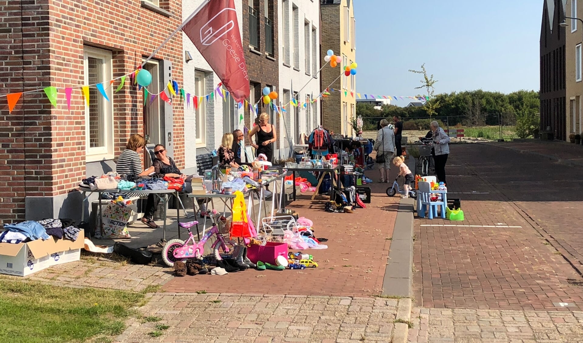 Bewoners van de wijk Goese Diep houden op zaterdag 31 augustus een rommelroute.