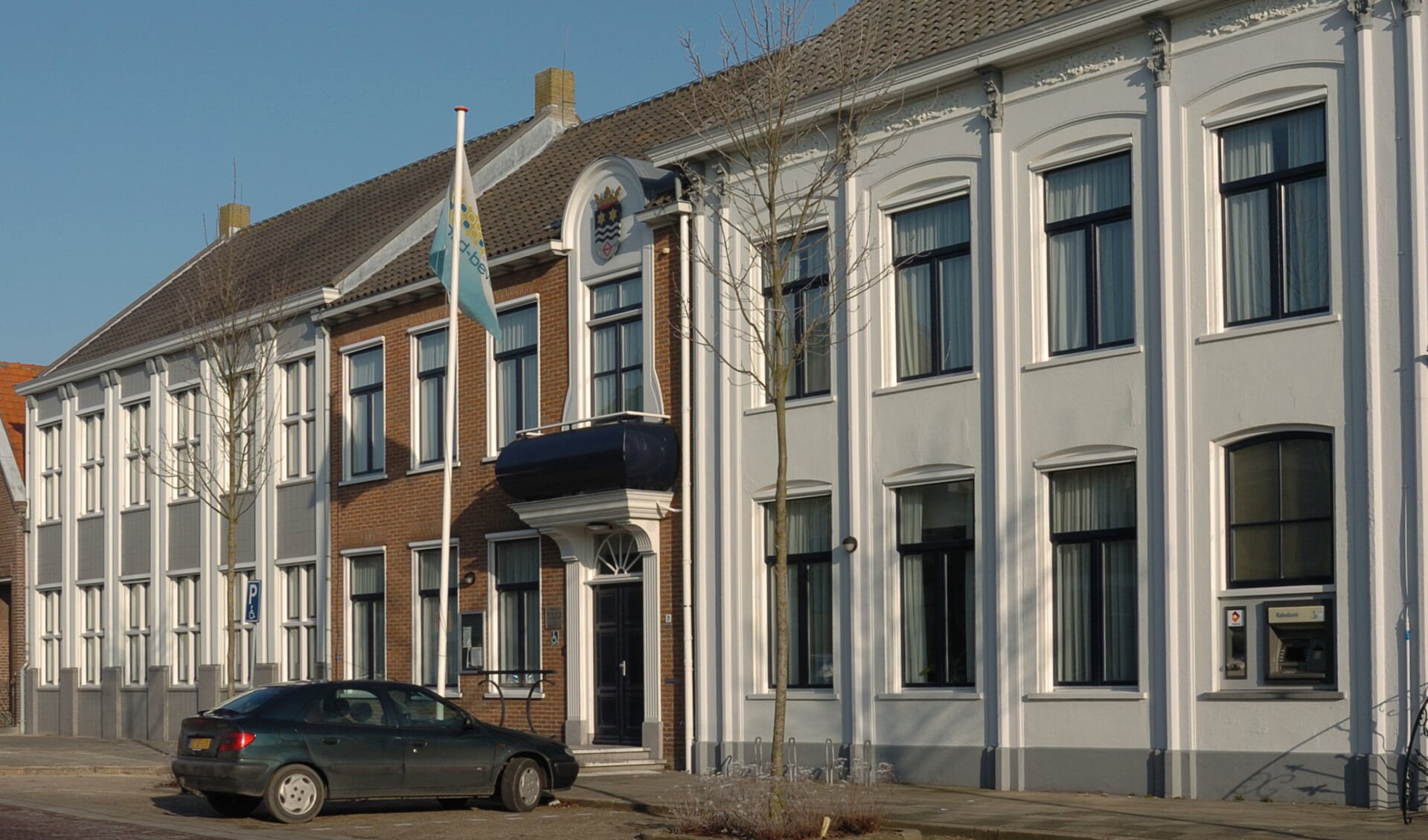 Het gemeentehuis van Noord-Beveland in Wissenkerke.