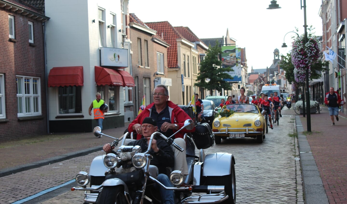 Voorzitter Wim Roovers rijdt voor de laatste keer mee tijdens deze jubileumeditie. 