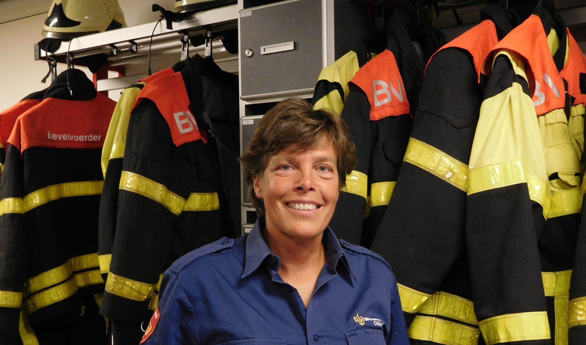 Willeke Geerts zit bij de vrijwillige brandweer