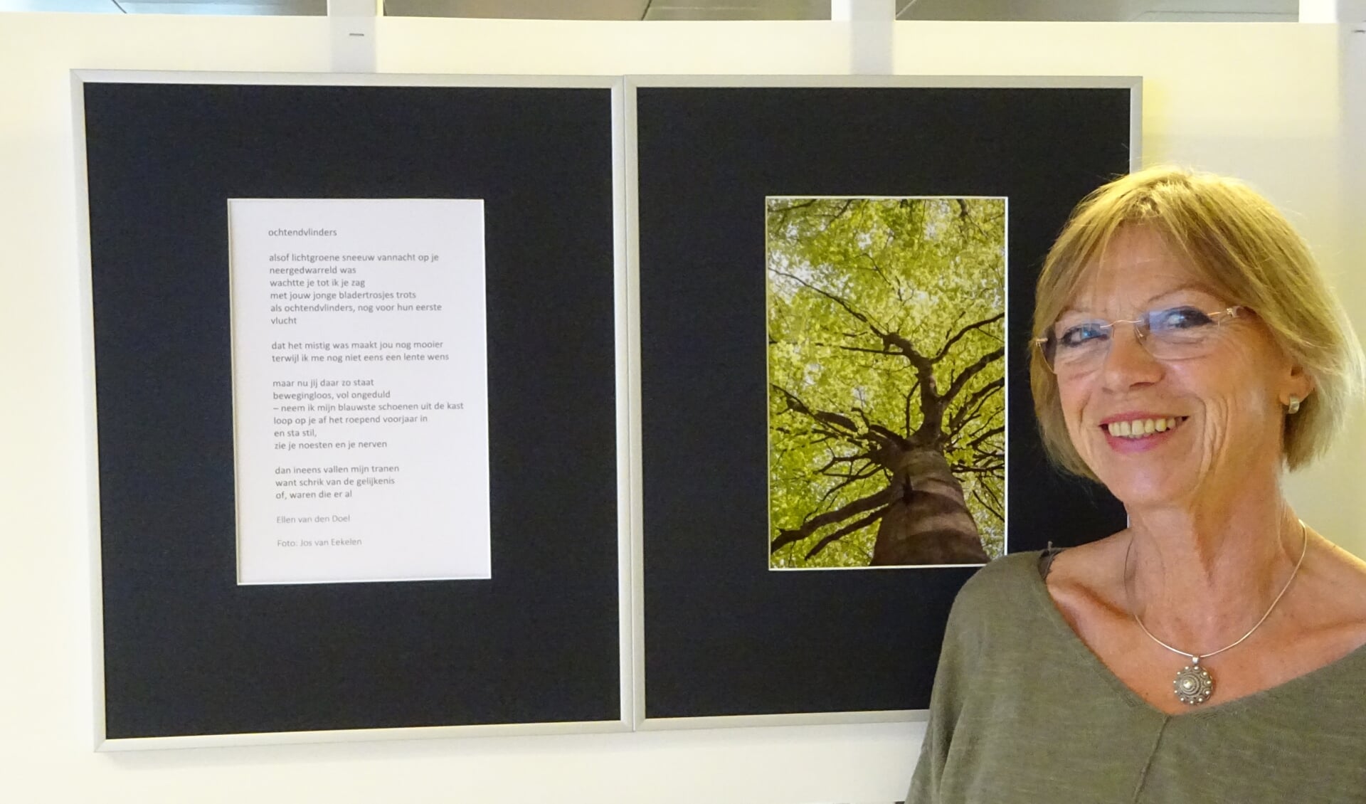 Dichteres Ellen van den Doel is een van de deelnemers van Fototaal. 