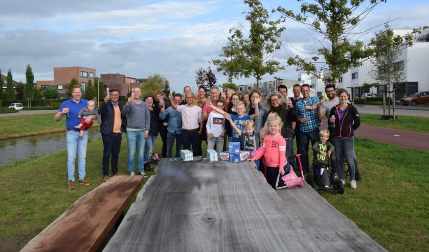 Gezellig tafelen in het Schoenmakerspark