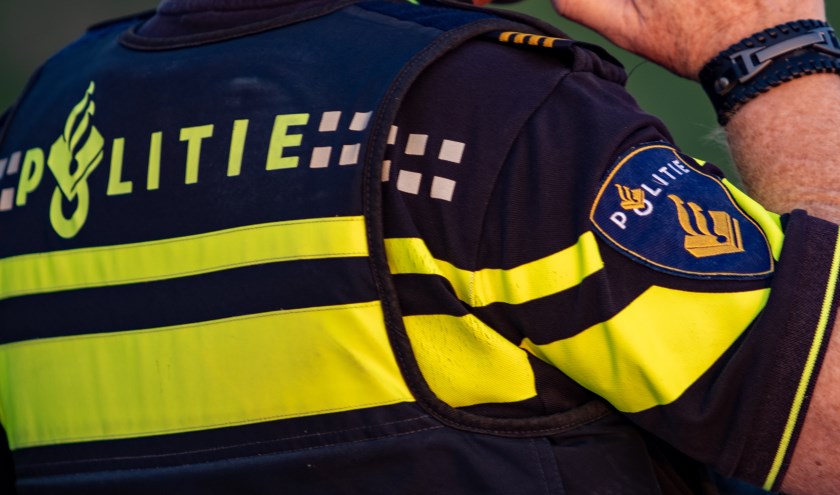 De politie moest pepperspray gebruiken bij de aanhouding.