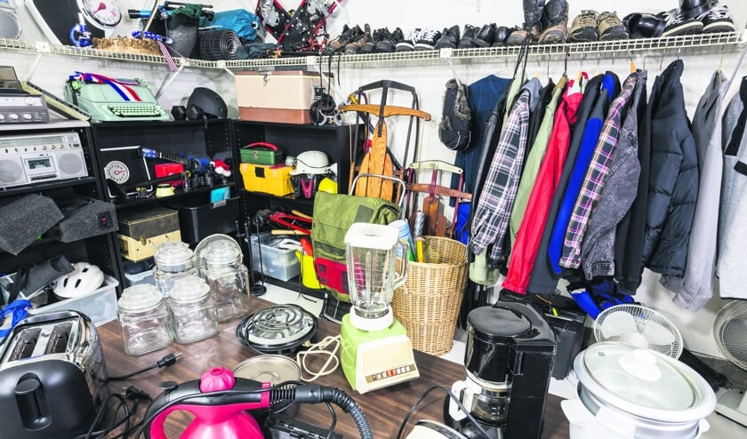 Er is van alles te vinden tijdens de Garage Sale.