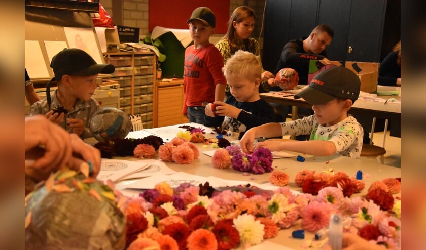 Het kindercorso werd door zo'n vijftig kinderen bezocht.