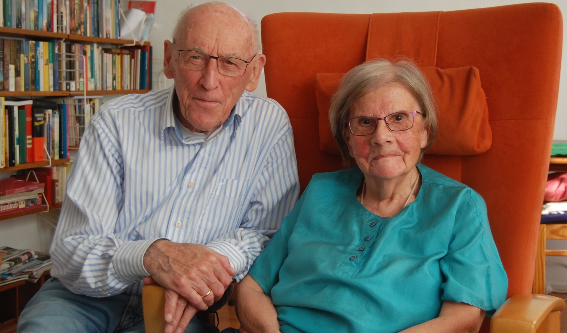 Johan en Anna Hanekamp-Van de Vreede zijn 60 jaar getrouwd. 