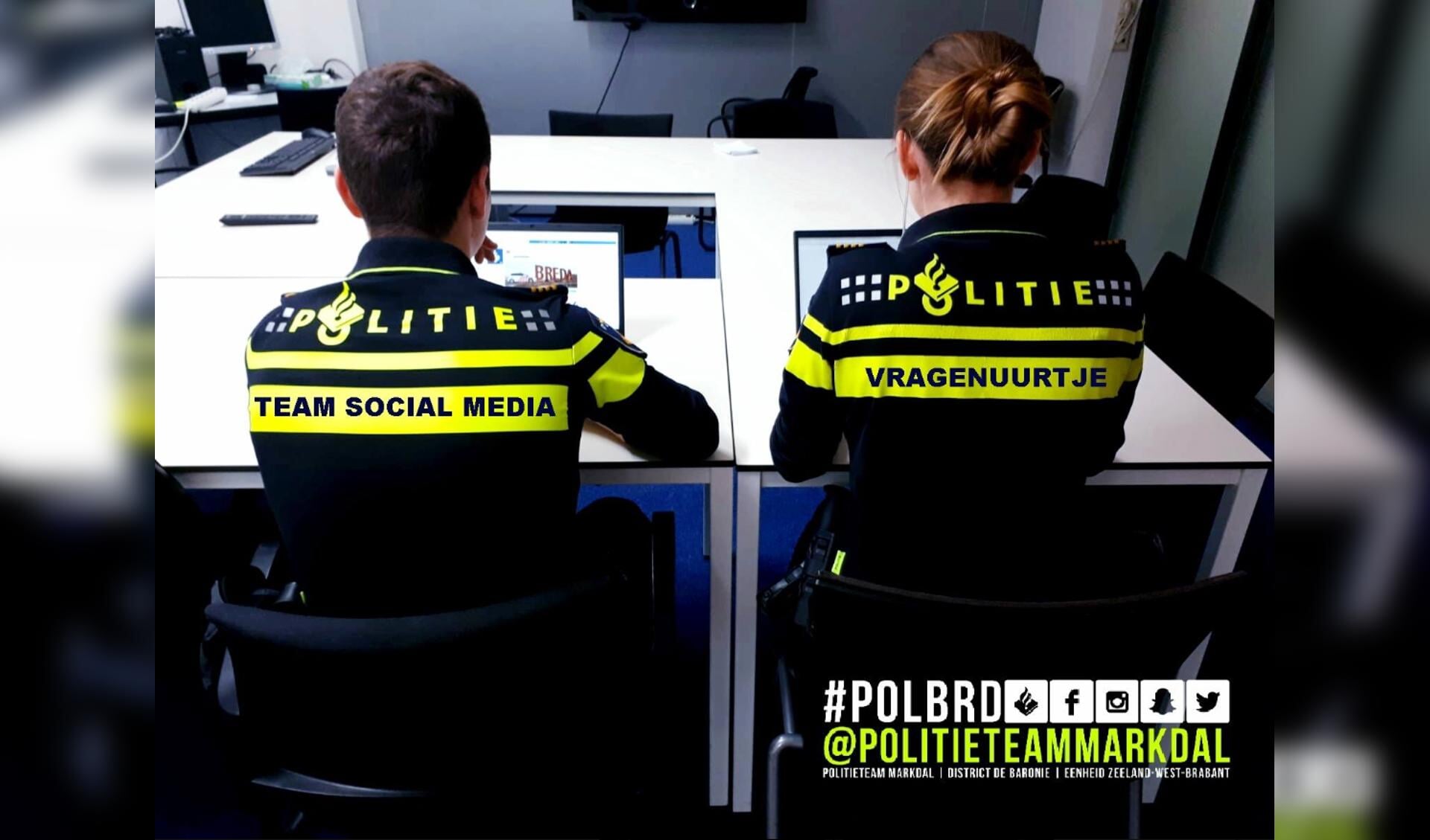 De politie houdt een vragenuur op Facebook en Instagram. 