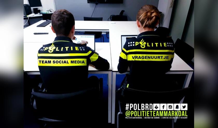 De politie houdt een vragenuur op Facebook en Instagram.