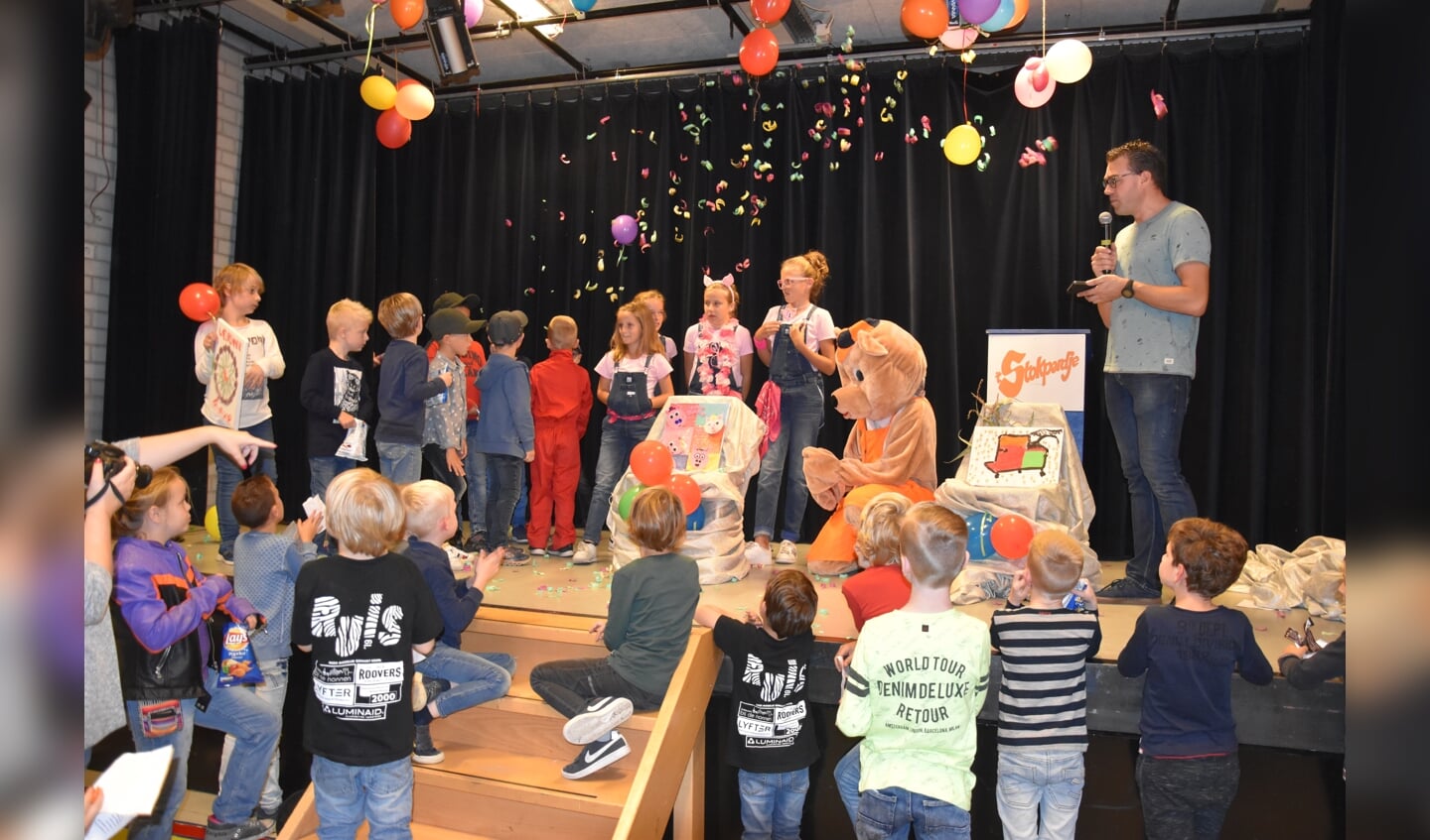 Het kindercorso werd door zo'n vijftig kinderen bezocht. 