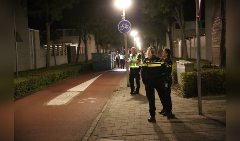 De politie kwam met spoed ter plekke.