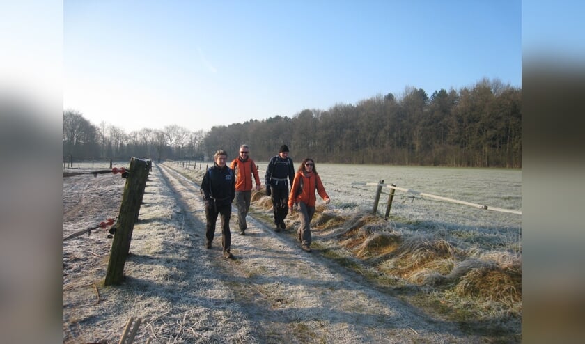 In de winter wandelen met Audax. Schitterend.