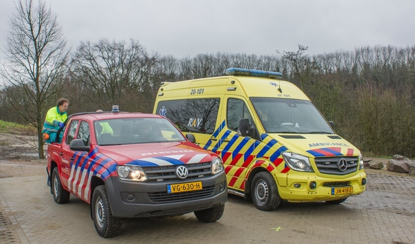 De ambulance en brandweer kwamen ter plaatse.